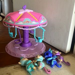 Four fingerlings and carousel